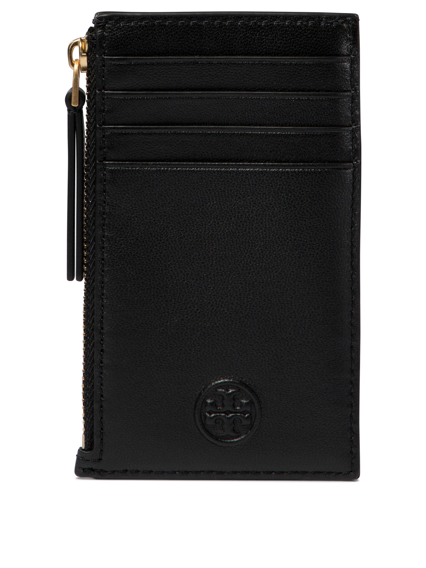 TORY BURCH Black   Fleming zippered card holder